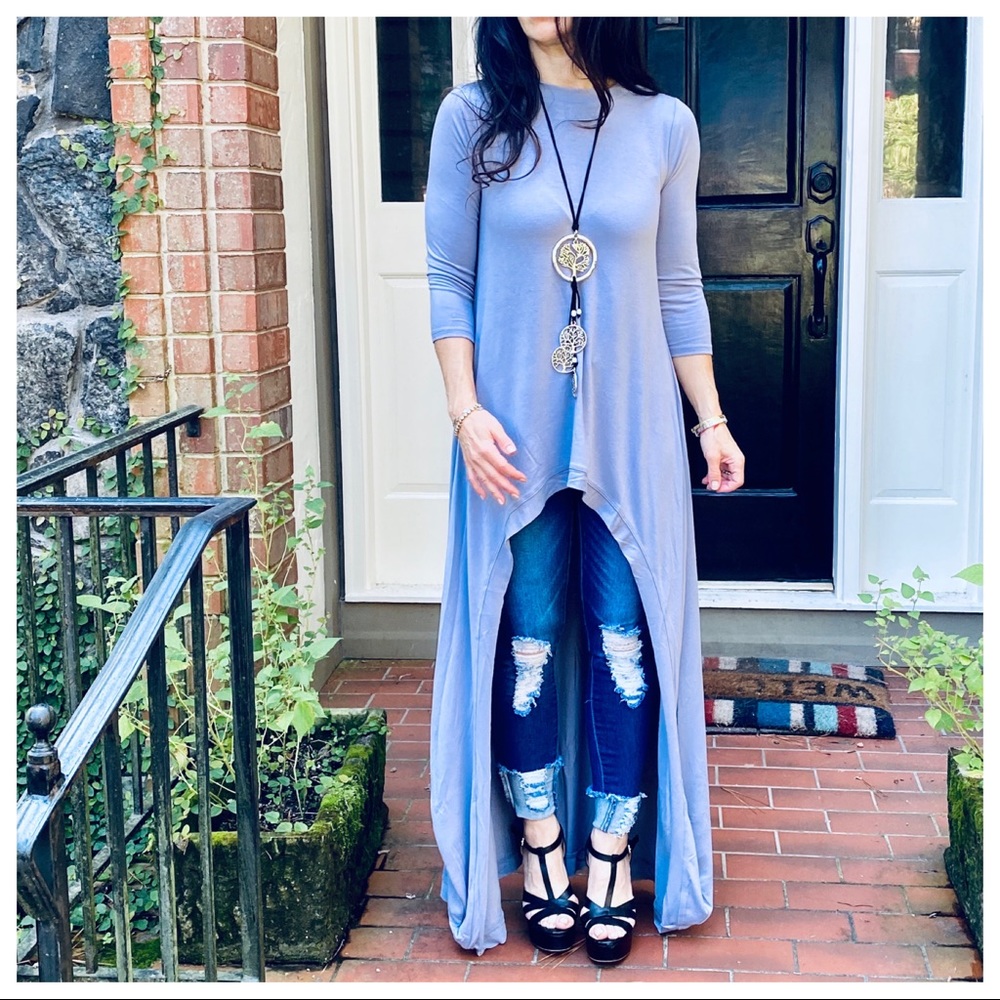 Best selling high low Lavender tunic dress - Picture 9 of 9